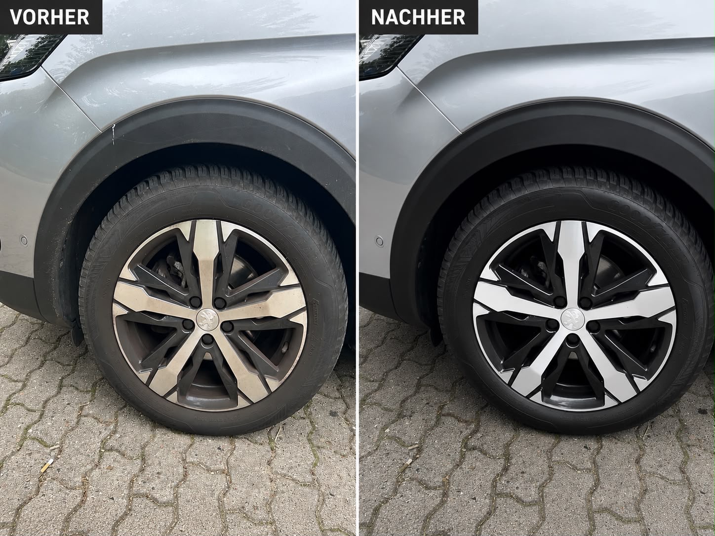 Peugeot Felge Vorher Nachher