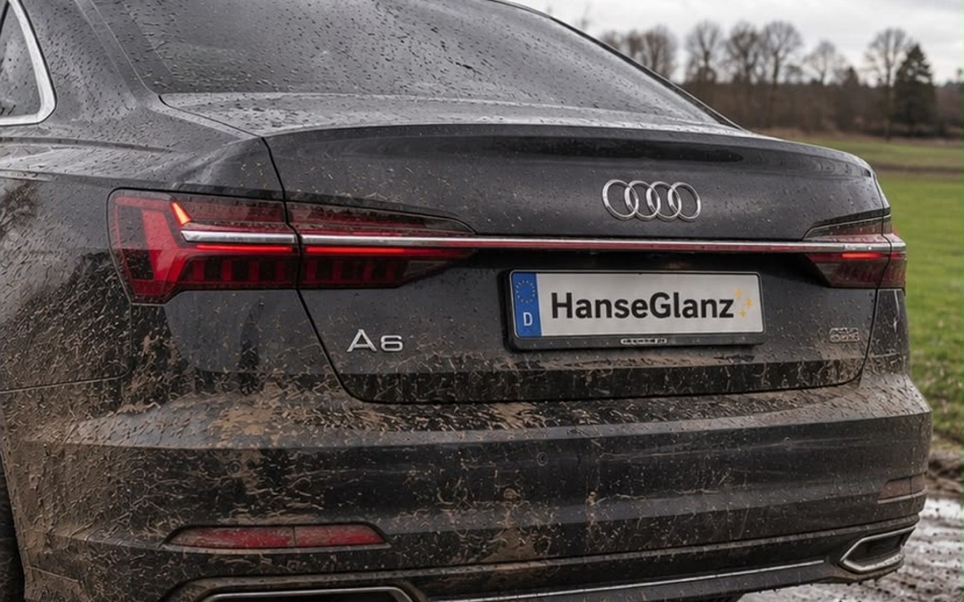 Vorher Aufbereitung Audi A6
